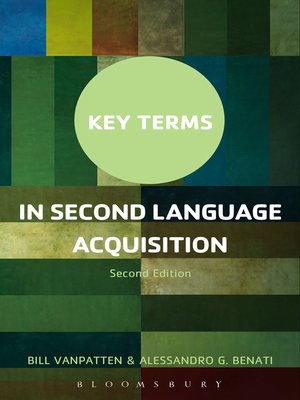 Key Terms in Second Language Acquisition - ebook